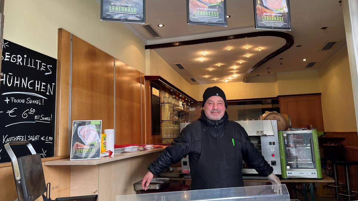 Stefano Scarná bietet seit kurzem warme Speisen zum Mitnehmen in der Voitsberger Innenstadt an