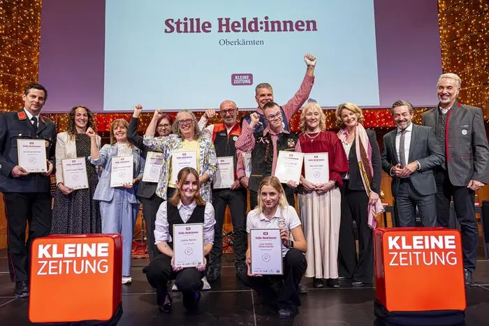 Die Stillen Helden aus St. Veit, Oberkärnten, Feldkirchen und Osttirol wurden geehrt