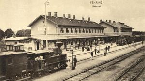Der Bahnhof Fehring im Jahre 1910