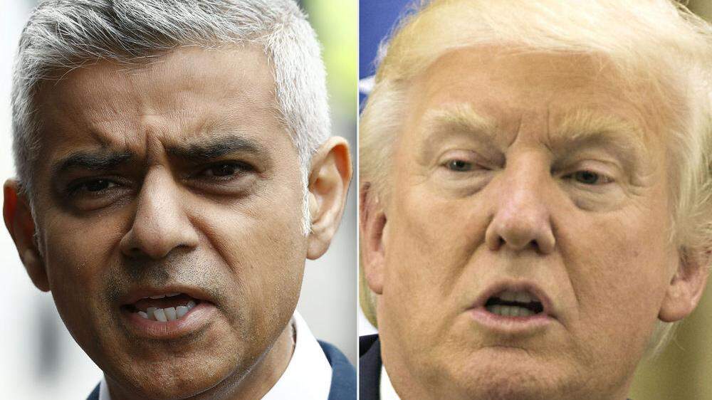 Londons Bürgermeister Sadiq Khan und US-Präsident Donald Trump werden keine großen Freunde mehr.
