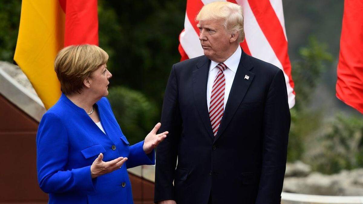 Merkel mit Trump