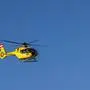 Der Notarzthubschrauber C18 rückte aus