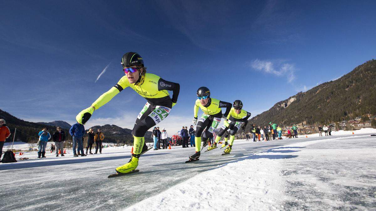 Tausende Eisläufer und um die 150 Profisportler haben sich für die Bewerbe am Weißensee angemeldet