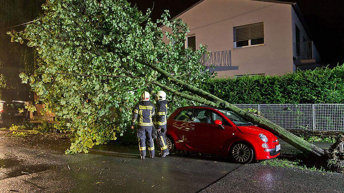 Unwetter in Österreich