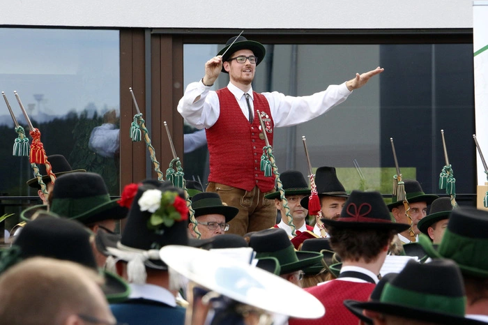 Den Höhepunkt bildete eine musikalische Klangwolke...