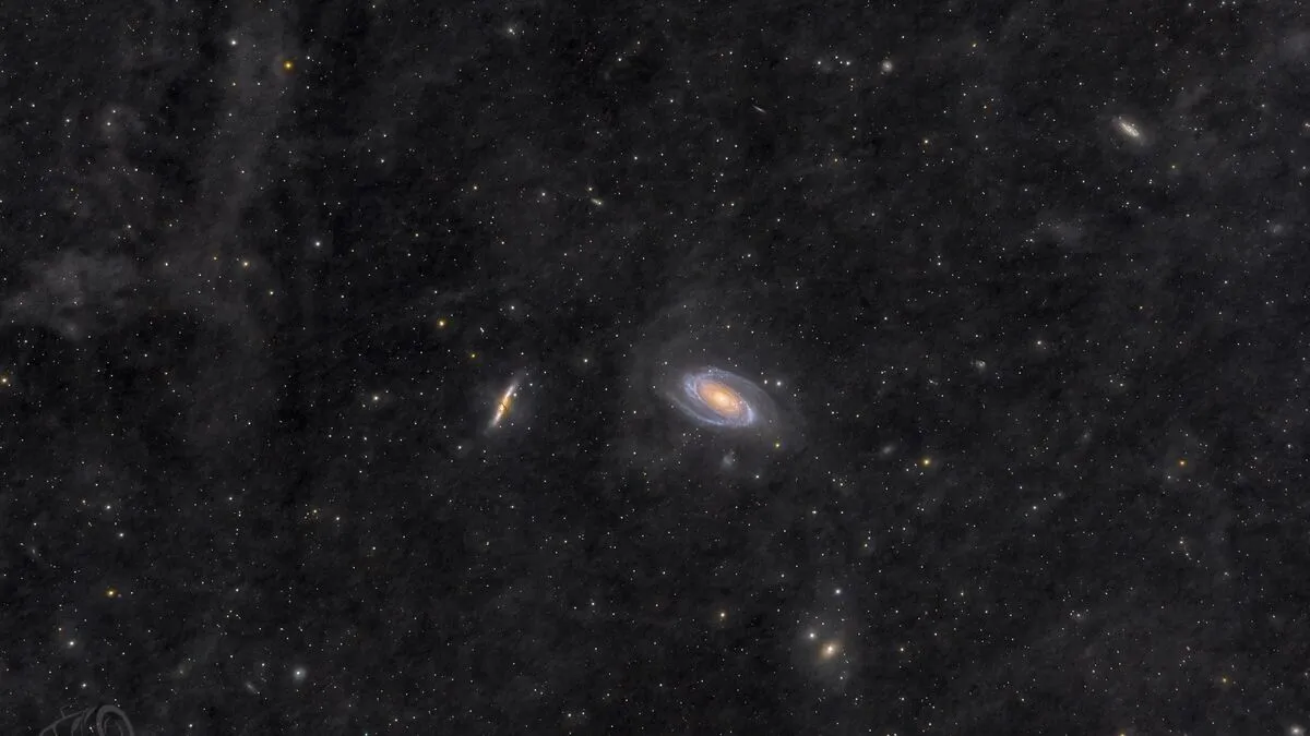 "Galaxy Wars: M81 and M82": Dieses Foto von Andreas Aufschnaiter wurde von der Nasa zum astronomischen Bild des Tages gekürt