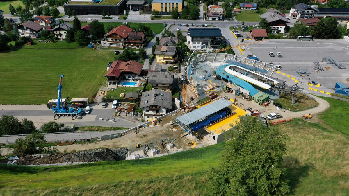 Die neue Talstation „West“ ist fußläufig vom Bahnhof zu erreichen und soll ein zweites Skizentrum in Schladming werden, so Planai-Chef Bliem