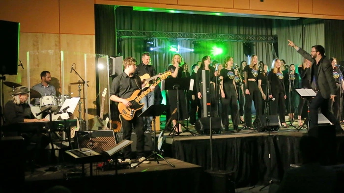 "Music & Voice", "Rhythm & Reed" und weitere Ensembles des BORG Bad Radkersburg standen auf der Bühne.