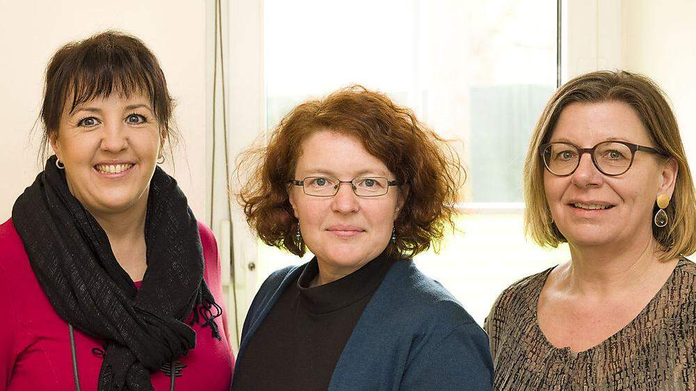 Gemeinsam stark für Frauen: Laure-Kelz, Kraker-Kölbl und Sigrun Alten (von links)		 