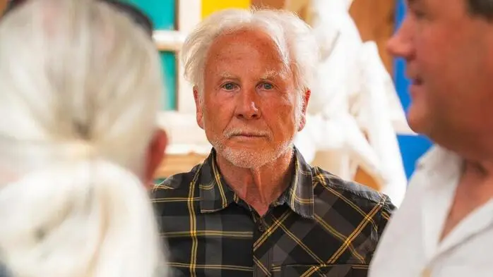 Leonard Lorenz stellte seine Kunst im Anraser Pfleghaus aus