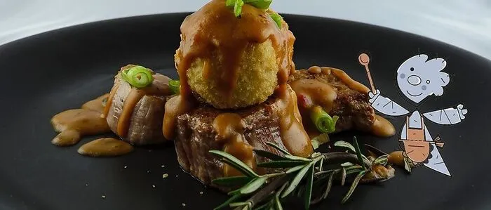 Schweinsfischerl mit Rosmarinsauce (Symbolbild)