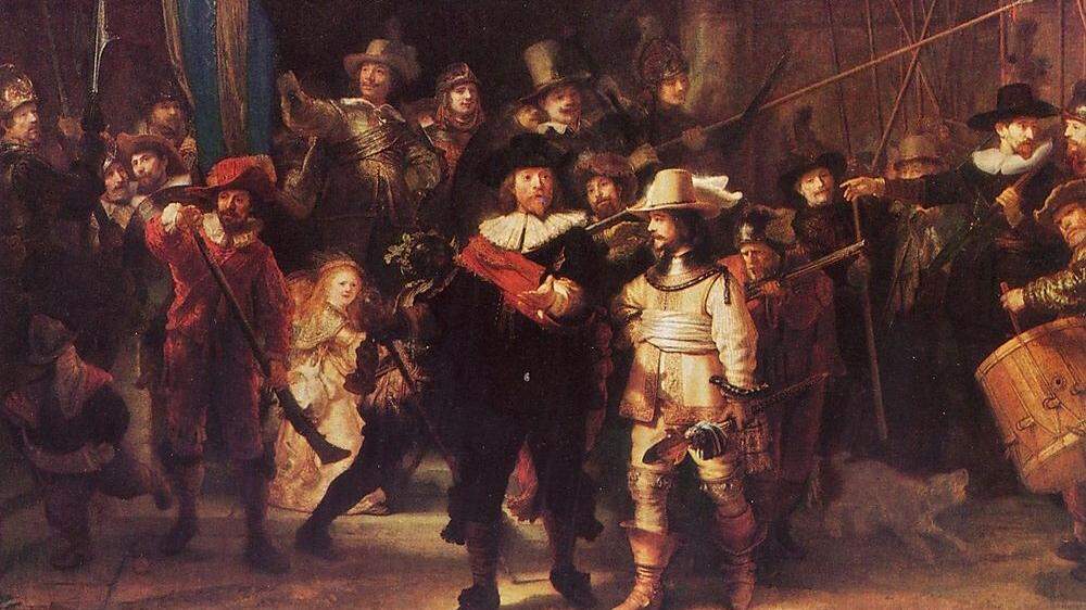 Rembrandts berühmte &quot;Nachtwache&quot;