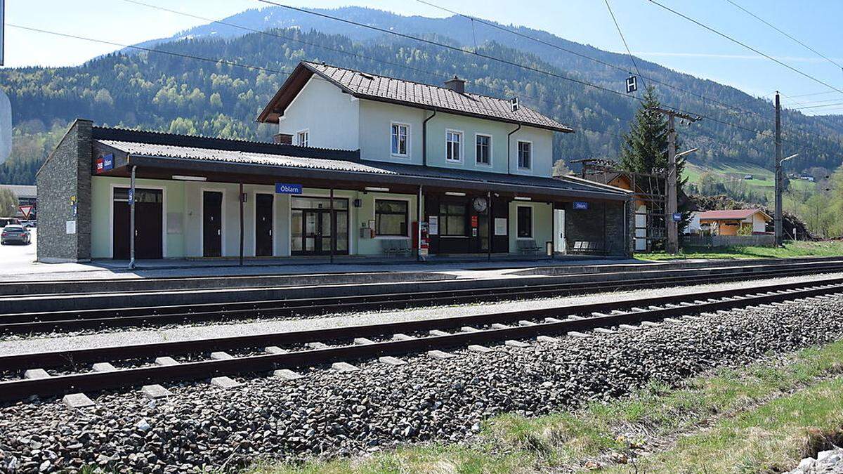 Nahe des Bahnhofes Öblarn passierte der Unfall