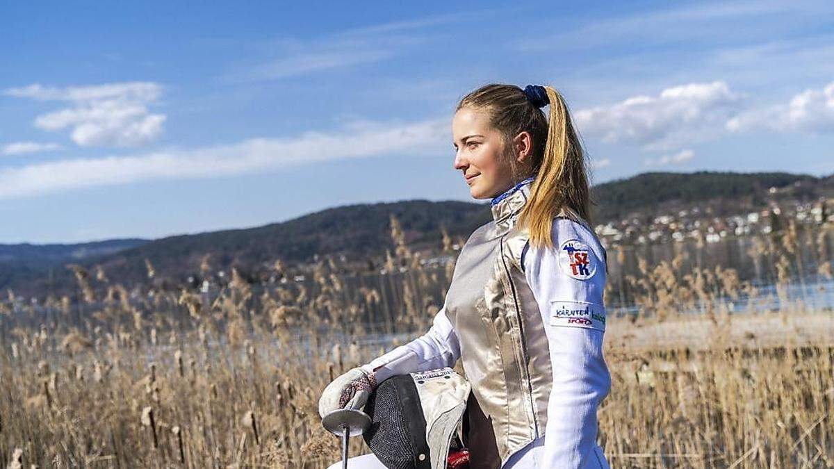 Chiara Gröss konzentriert sich ein Jahr nur auf das Fechten