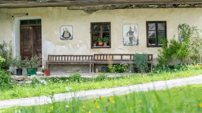 Der Hof von Marija Smrtnik.