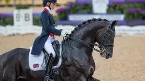 Charlotte Fry (GBR) und Glamourdale bei der WM in Herning