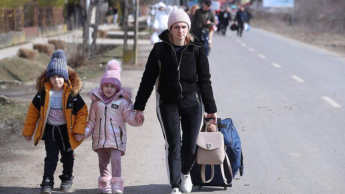 Flüchtlinge aus der Ukraine machen sich auf den Weg nach Westeuropa