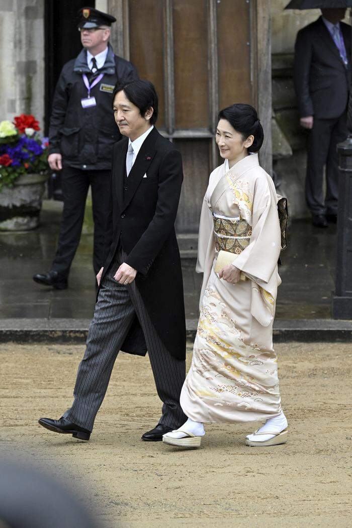 Kronprinz Fumihito von Japan und Kronprinzessin Kiko