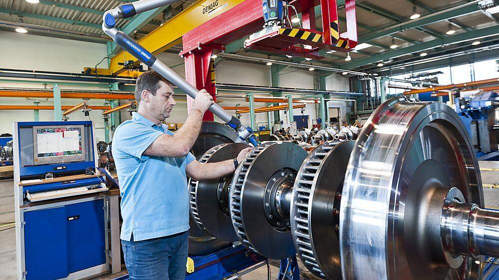 Das Grazer Siemens-Werk ist das Kompetenzzentrum für Drehgestelle und Eisenbahnräder