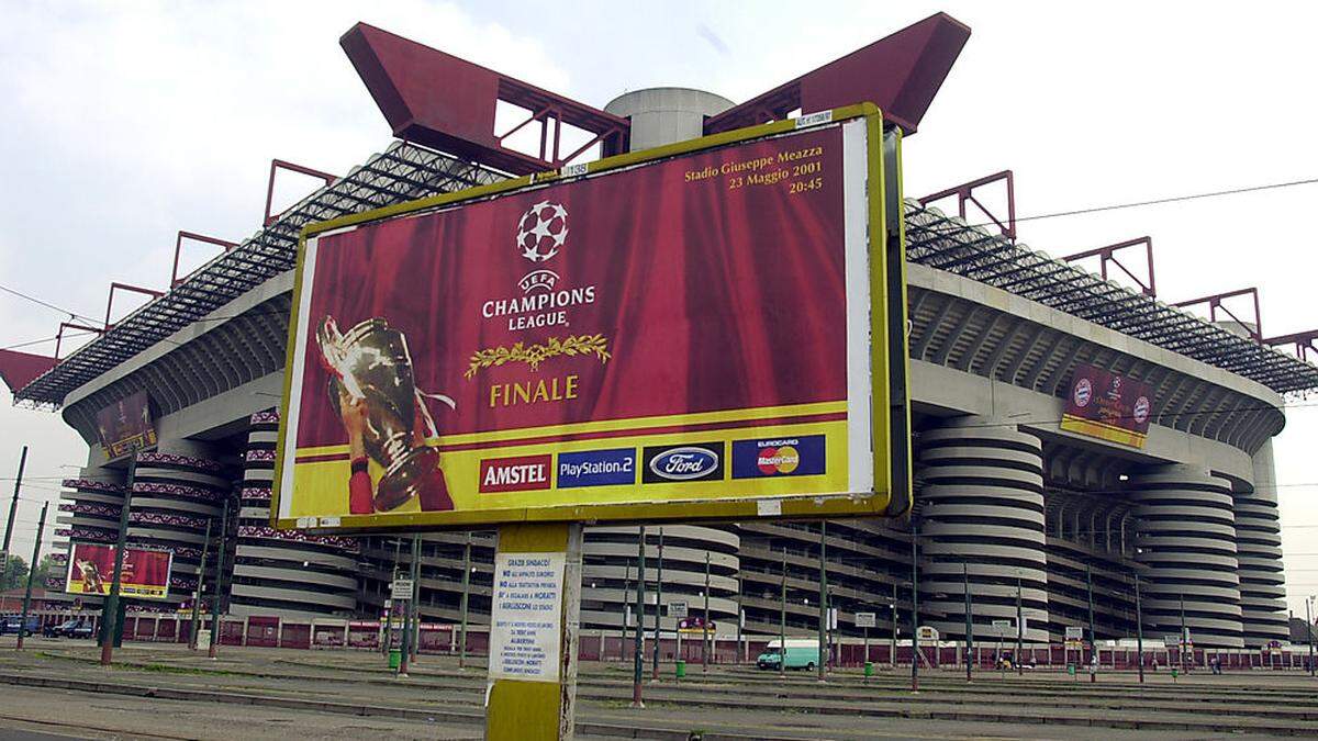 Mailands Giuseppe-Meazza-Stadion im Jahr 2001