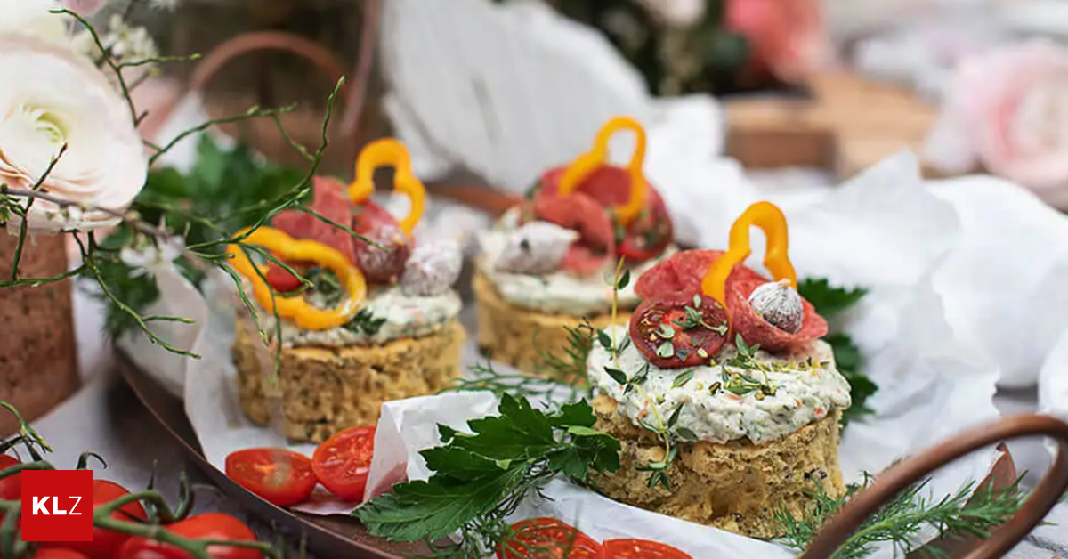 Rezept: Pikante Törtchen mit Bärlauch Creme