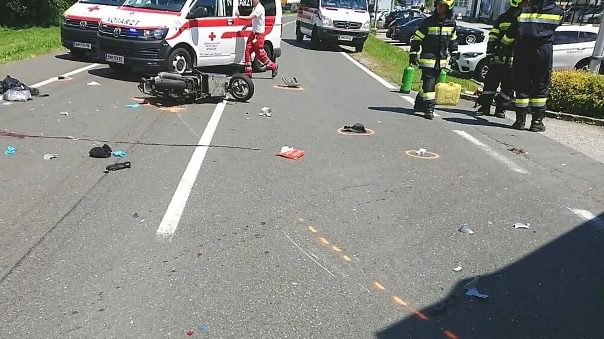 Unfall auf der B116