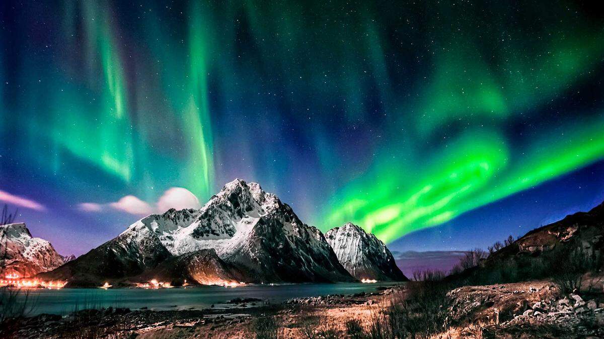 Ende Februar besteht eine große Chance, in Norwegen das spektakuläre Nordlicht zu sehen