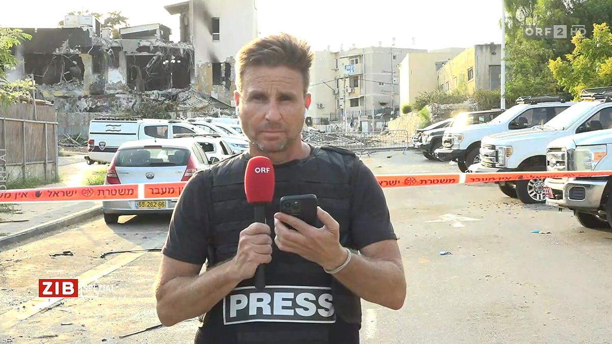 ORF-Korrespondent Tim Cupal berichtet über die aktuelle Lage aus Israel und wagte sich in die Nähe des Gaza-Streifens vor