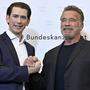 Kurz und Schwarzenegger in Wien
