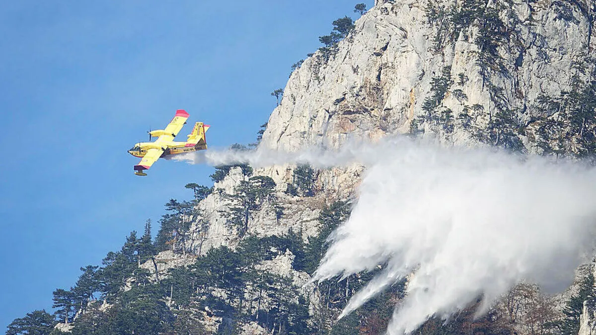 Waldbrand im Rax-Gebiet