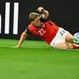 Alexander Prass beim Spiel gegen Argentinien