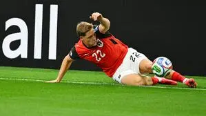 Alexander Prass beim Spiel gegen Argentinien