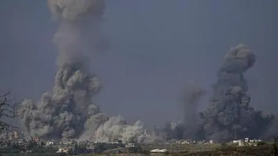 Rauch nach einem israelischen Angriff im Gaza-Streifen 