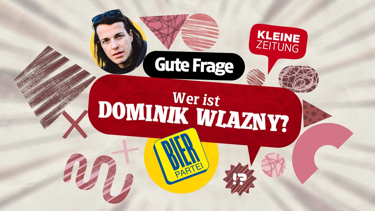 Wer ist Domonik Wlazny, der Chef der Bier-Partei? 