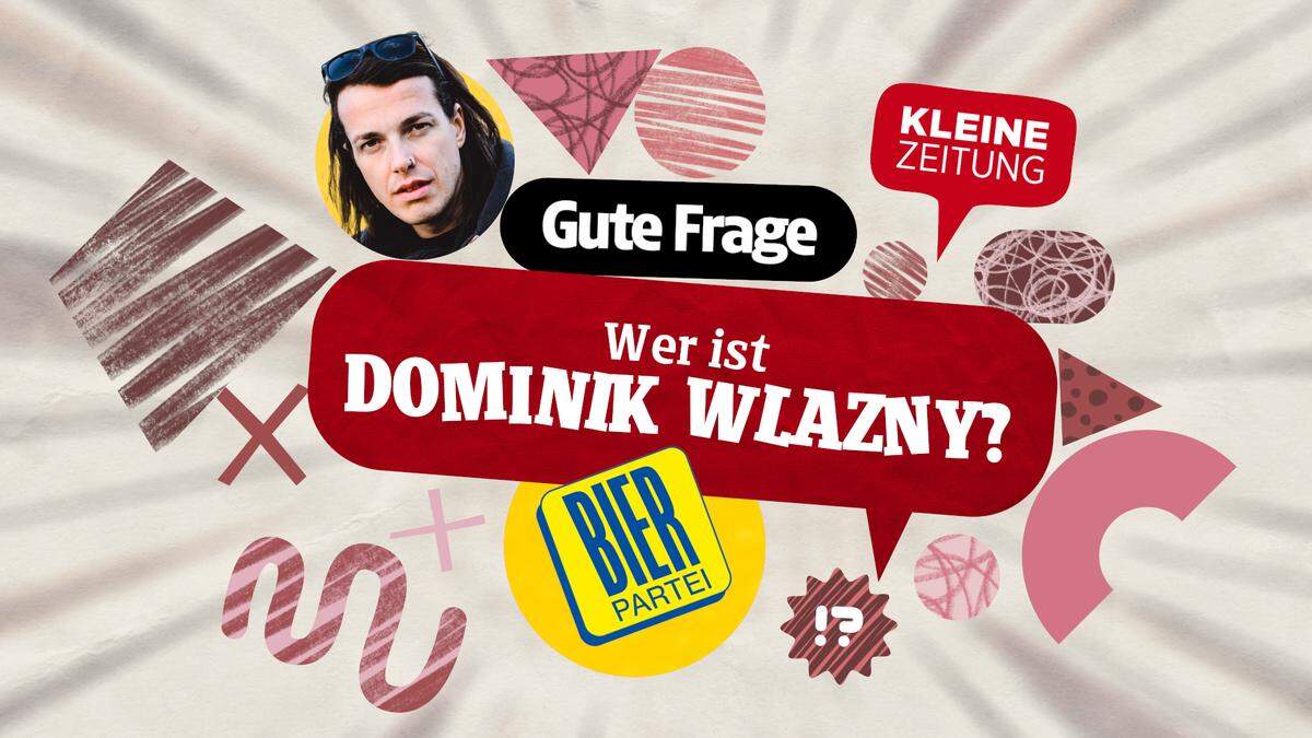 Wer ist Domonik Wlazny, der Chef der Bier-Partei? 