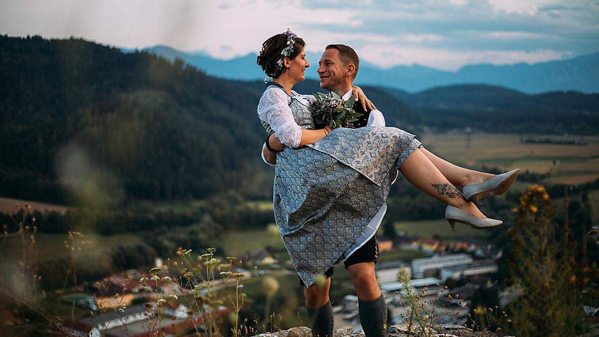 Susanne und Nicolas schweben im Glück