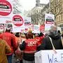 Demonstrationen Gewerkschaft GPA "KV-Verhandlungen - Fr fairen Gehaltsabschluss im Handel" am Mittwoch, 16. November 2022, in der Wiener Innenstadt.