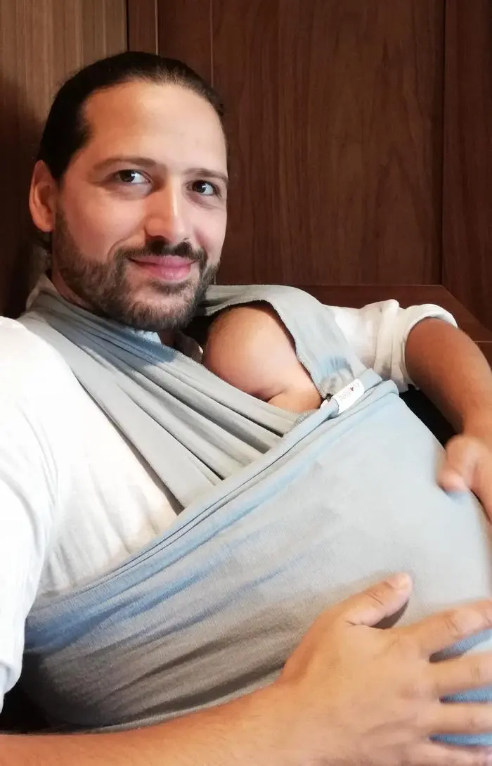 Dietmar Meister mit seinem Sohn