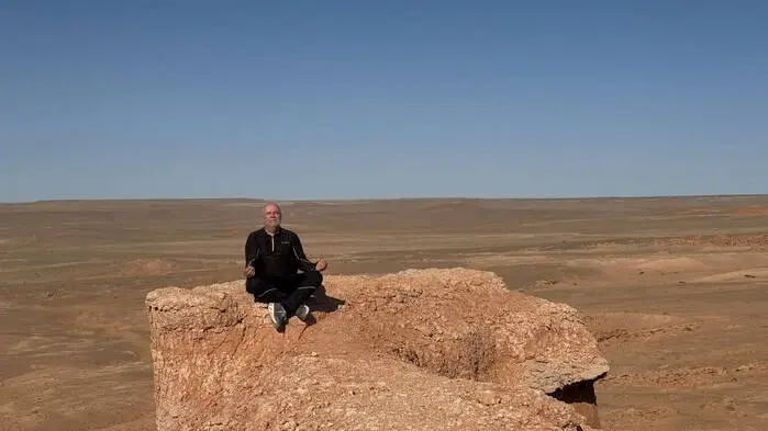 Kurt Riemer in der Mongolei