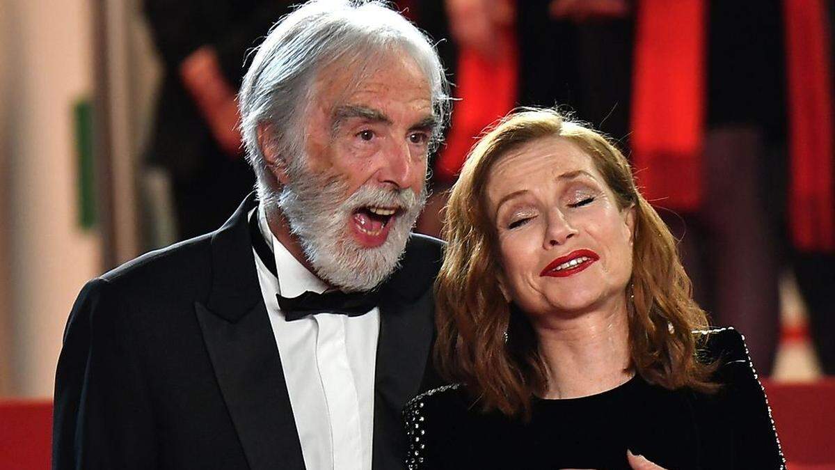 Michael Haneke mit Isabelle Huppert