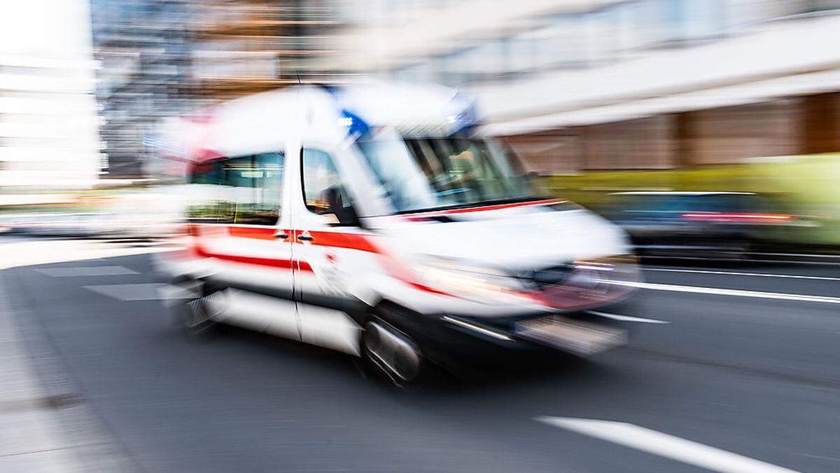 Der Verletzte wurde ins Klinikum eingeliefert 