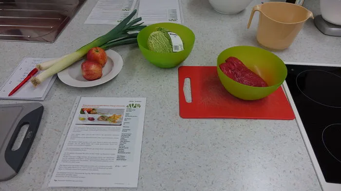 Beim Kochkurs in der NMS Krottendorf wurden verschieden Schnitzel-Varianten gekocht.