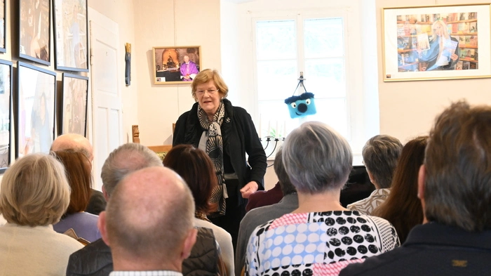Elisabeth Sickl konnte am 18. Februar viele Musik- und Kulturliebhaber im Schloss Albeck begrüßen.