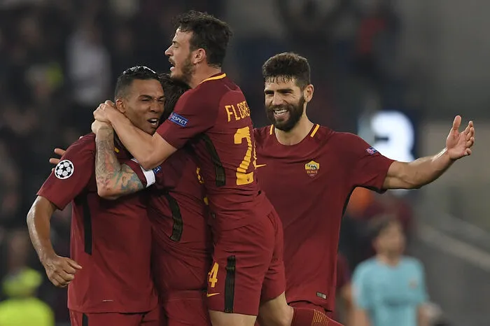 Dzeko (6.), De Rossi (58./Elfer) und Manolas (82.) trafen für Rom- De Rossi und Manolas hatten im Hinspiel jeweils ein Eigentor fabriziert.