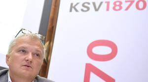KSV-Vorstand Ricardo-Jose Vybiral beim Pressegespräch zur Zahlungsmoral der Österreicher