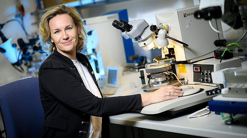 Die 44-jährige Physikerin Christina Hirschl 
