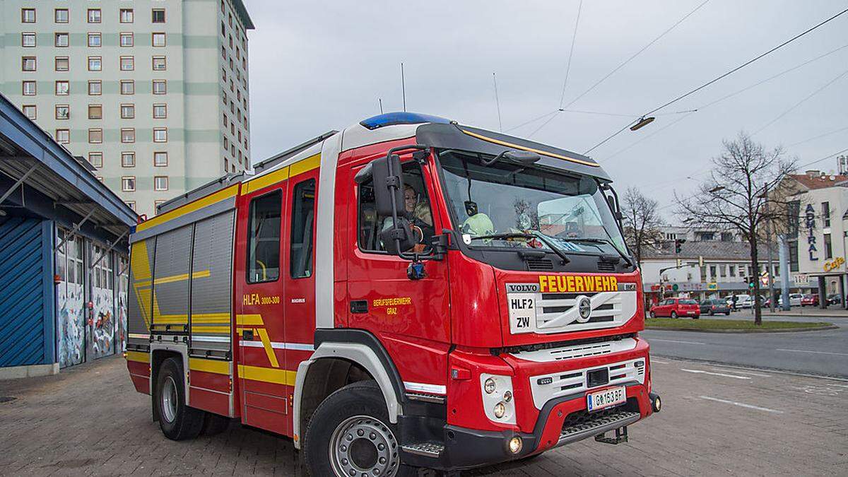 Nächtlicher Einsatz für die BF Graz