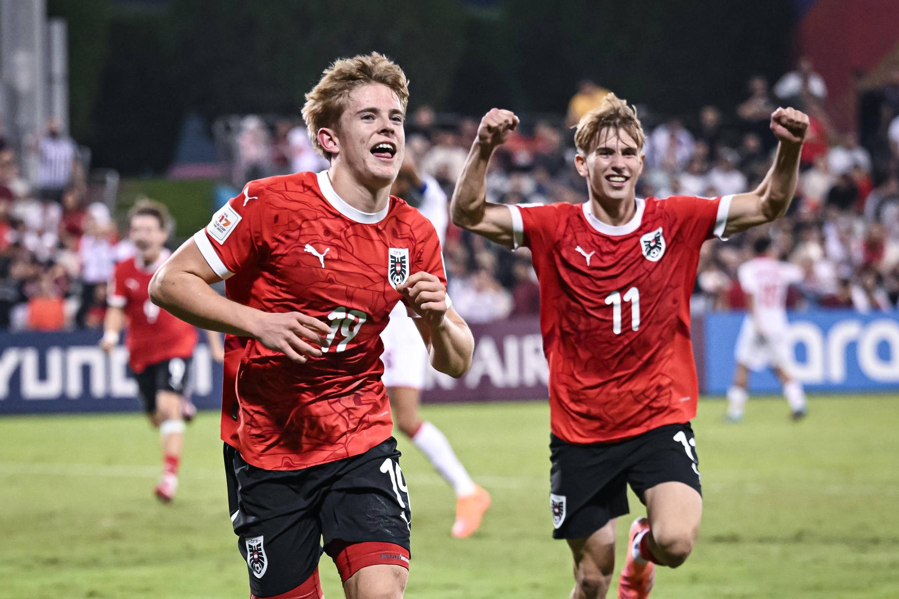 Senzacionalna zmaga: Avstrijska reprezentanca U17 s 4:0 premagala Anglijo in se uvrstila v četrtfinale svetovnega prvenstva