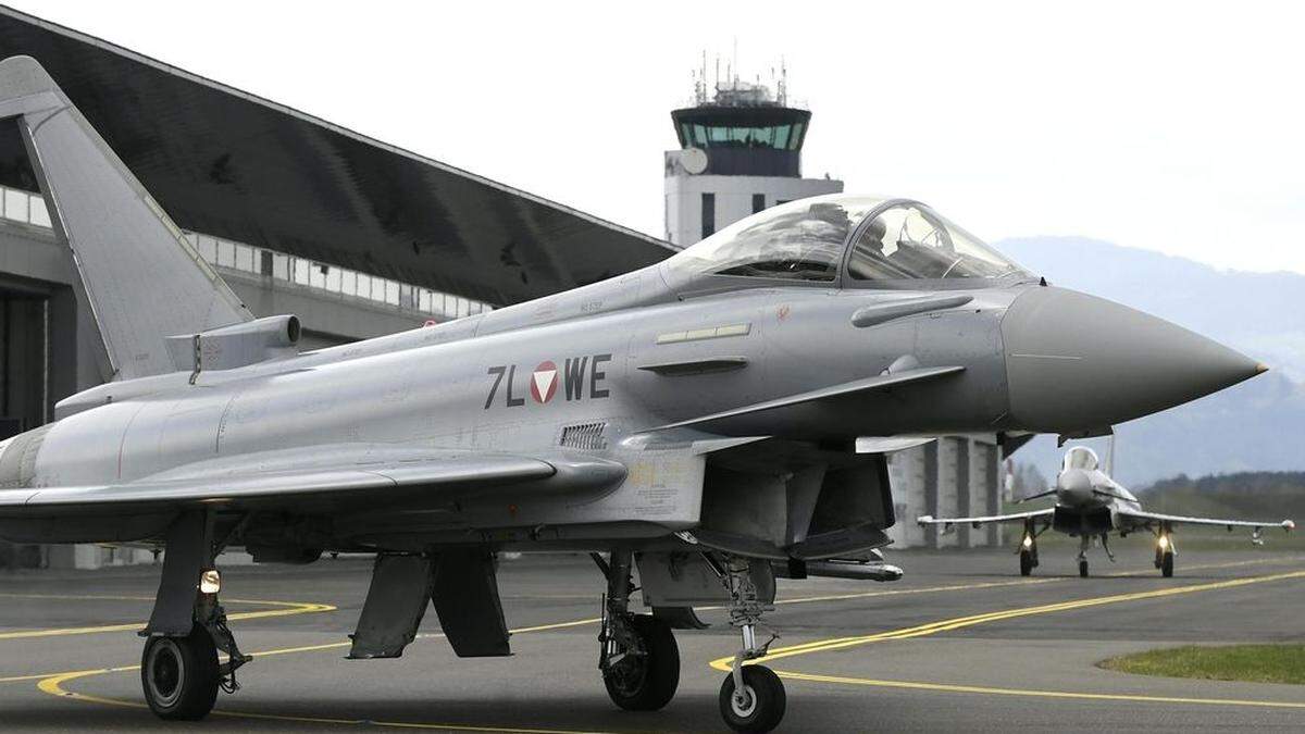 Der Eurofighter-Betrieb in Zeltweg läuft normal weiter
