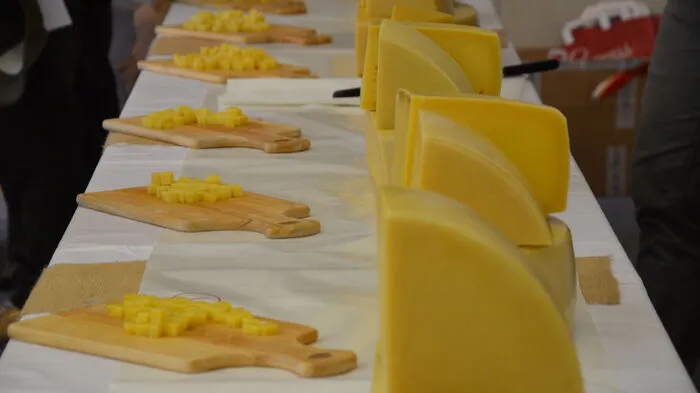 Am Samstag drehte sich bei der 19. Internationalen Almkäseprämierung in Kirchbach alles um das köstlichste Eck vom Käse. Erstmals durfte auch das Publikum mitentscheiden.